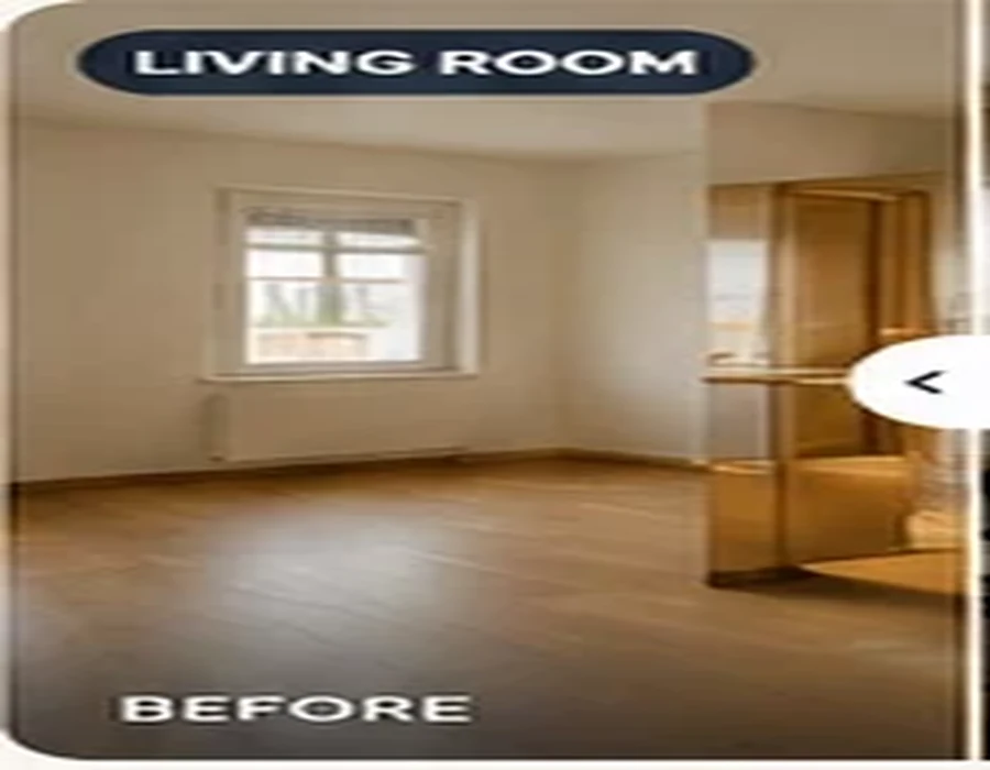 Living room before